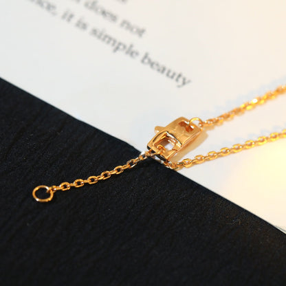 [Garvey ]STAR AND SUN DIAMOND PINK GOLD NECKLACE