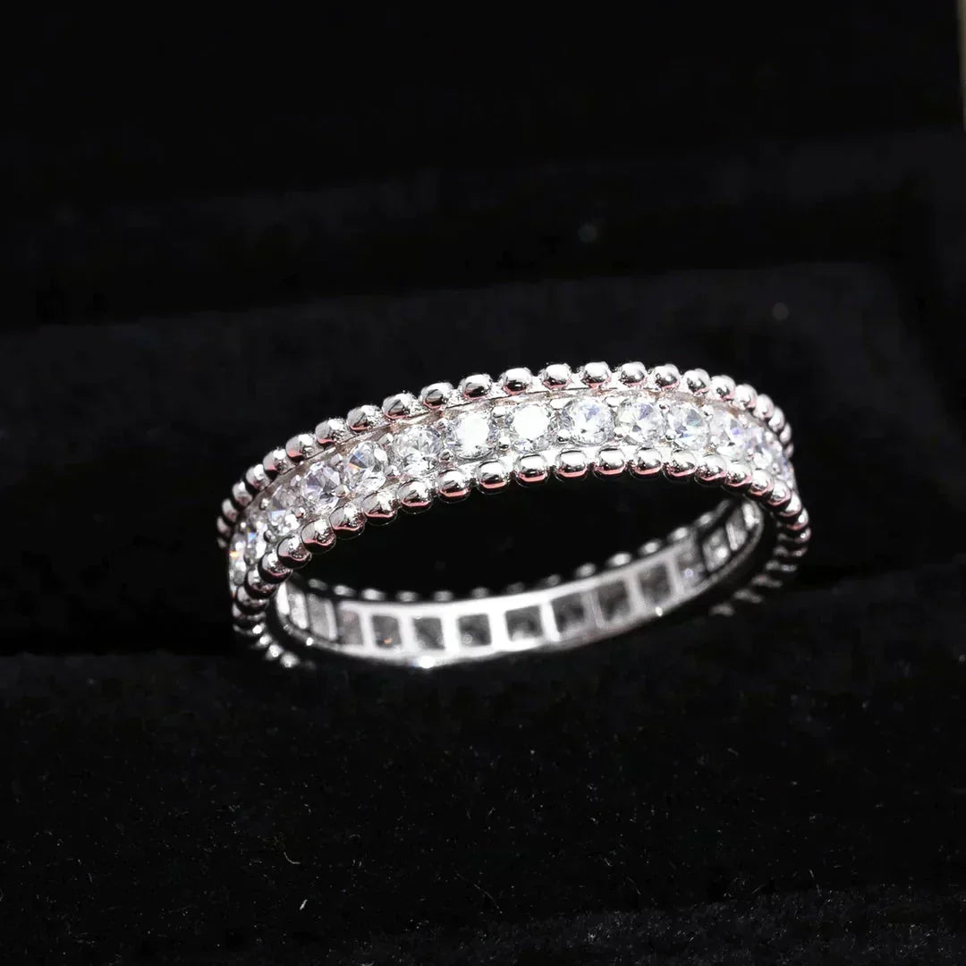 [Garvey ]PERLEE DIAMOND SILVER RING