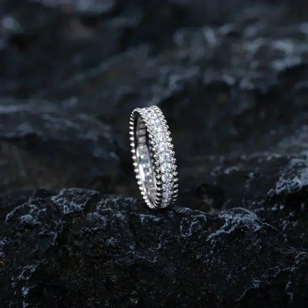[Garvey ]PERLEE DIAMOND SILVER RING