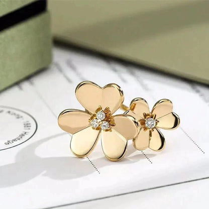 [Garvey ]CLOVER COMOS GOLD DIAMOND RING