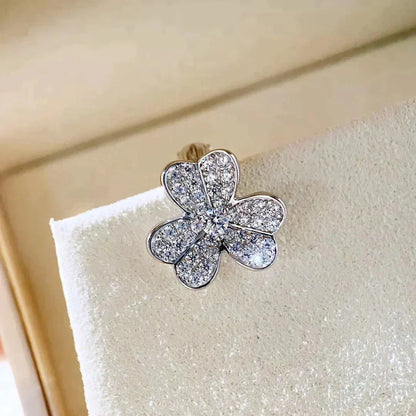 [Garvey ]CLOVER COMOS DIAMOND EARRINGS SILVER