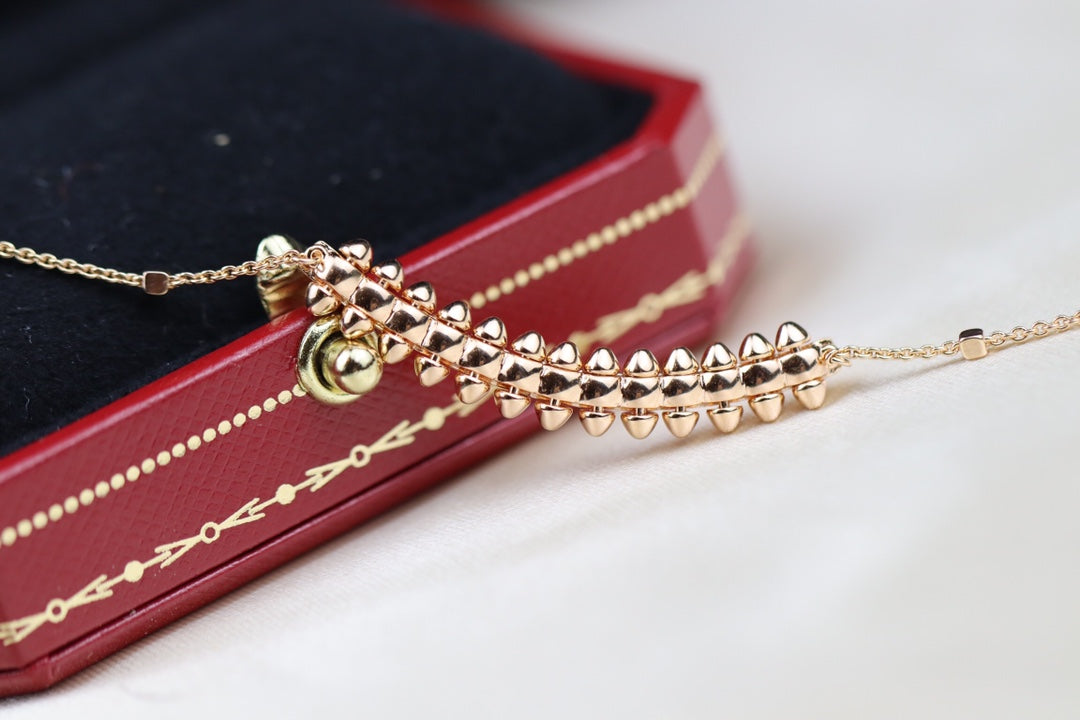 [Garvey ]CLASH PINK GOLD NECKLACE