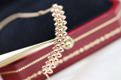 [Garvey ]CLASH PINK GOLD NECKLACE