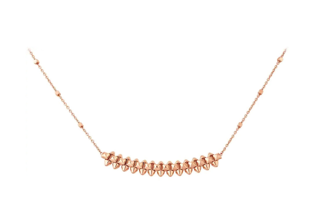[Garvey ]CLASH PINK GOLD NECKLACE