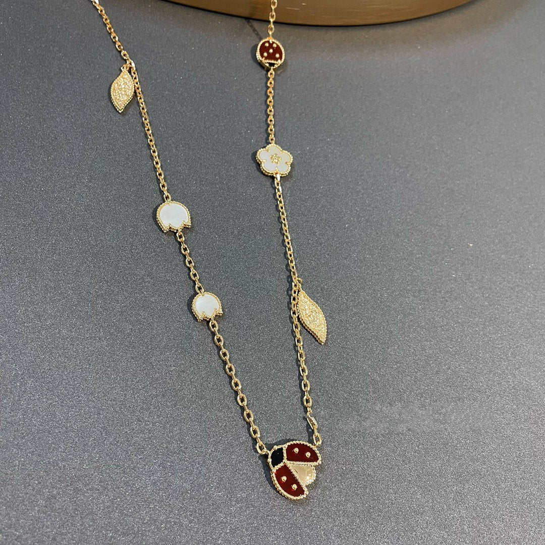 [Garvey ]LUCKY SPRING 15 MOTIFS GOLD NECKLACE