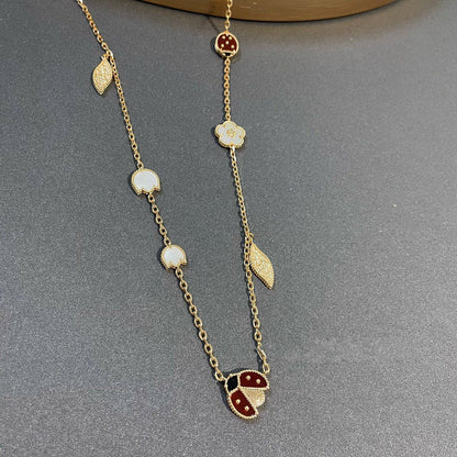 [Garvey ]LUCKY SPRING 15 MOTIFS GOLD NECKLACE