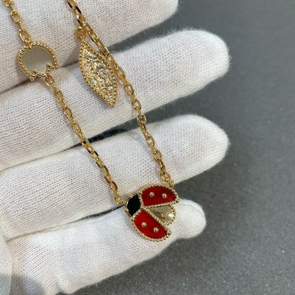 [Garvey ]LUCKY SPRING 15 MOTIFS GOLD NECKLACE