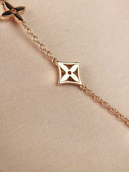 [Garvey]STAR AND SUN 7 MOTIFS GOLD BRACELET