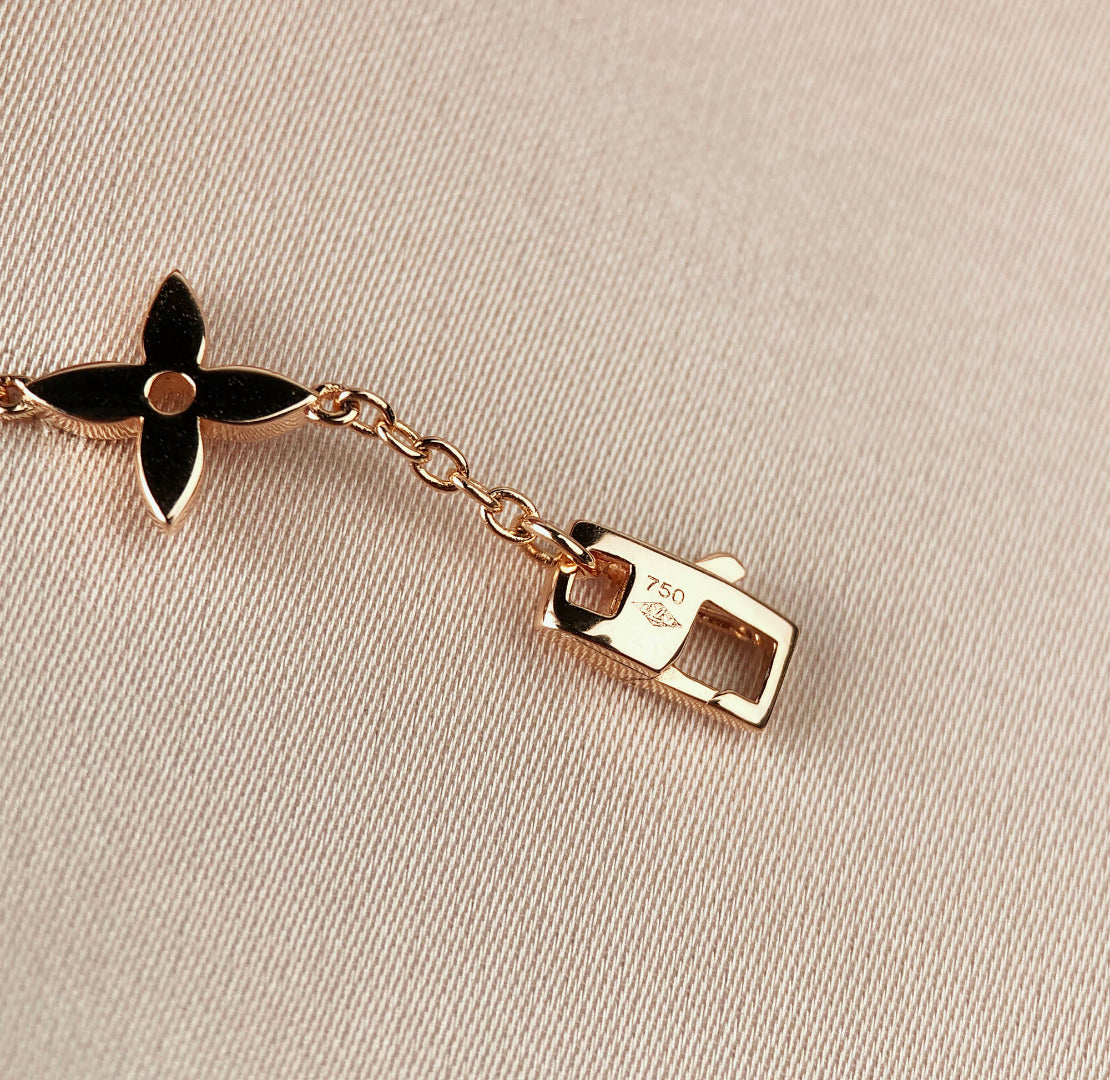 [Garvey ]STAR AND SUN 7 MOTIFS GOLD BRACELET
