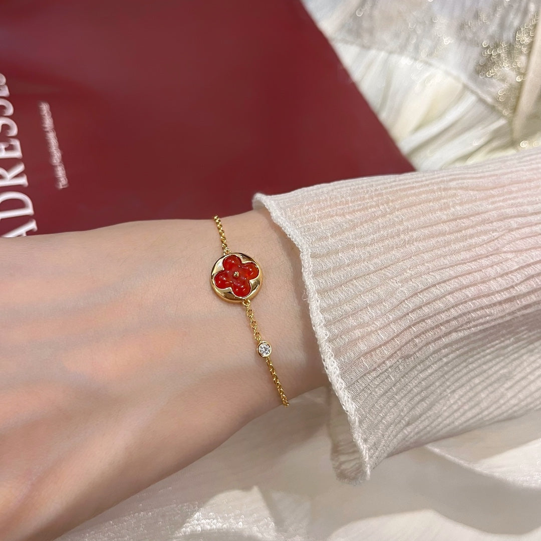 [Garvey ]SUN PEDANT CARNELIAN BRACELET