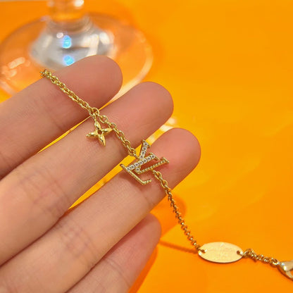 [Garvey ]LOGO STAR MOTIF GOLD BRACELET