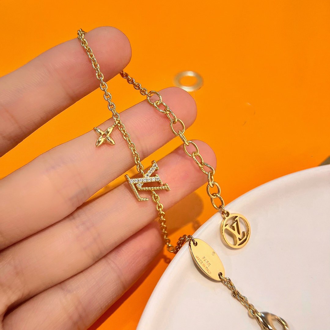 [Garvey ]LOGO STAR MOTIF GOLD BRACELET