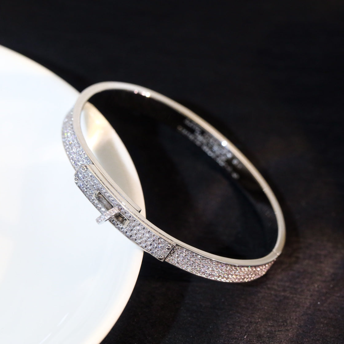 [Garvey ]KELLY BRACELET DIAMOND PAVED