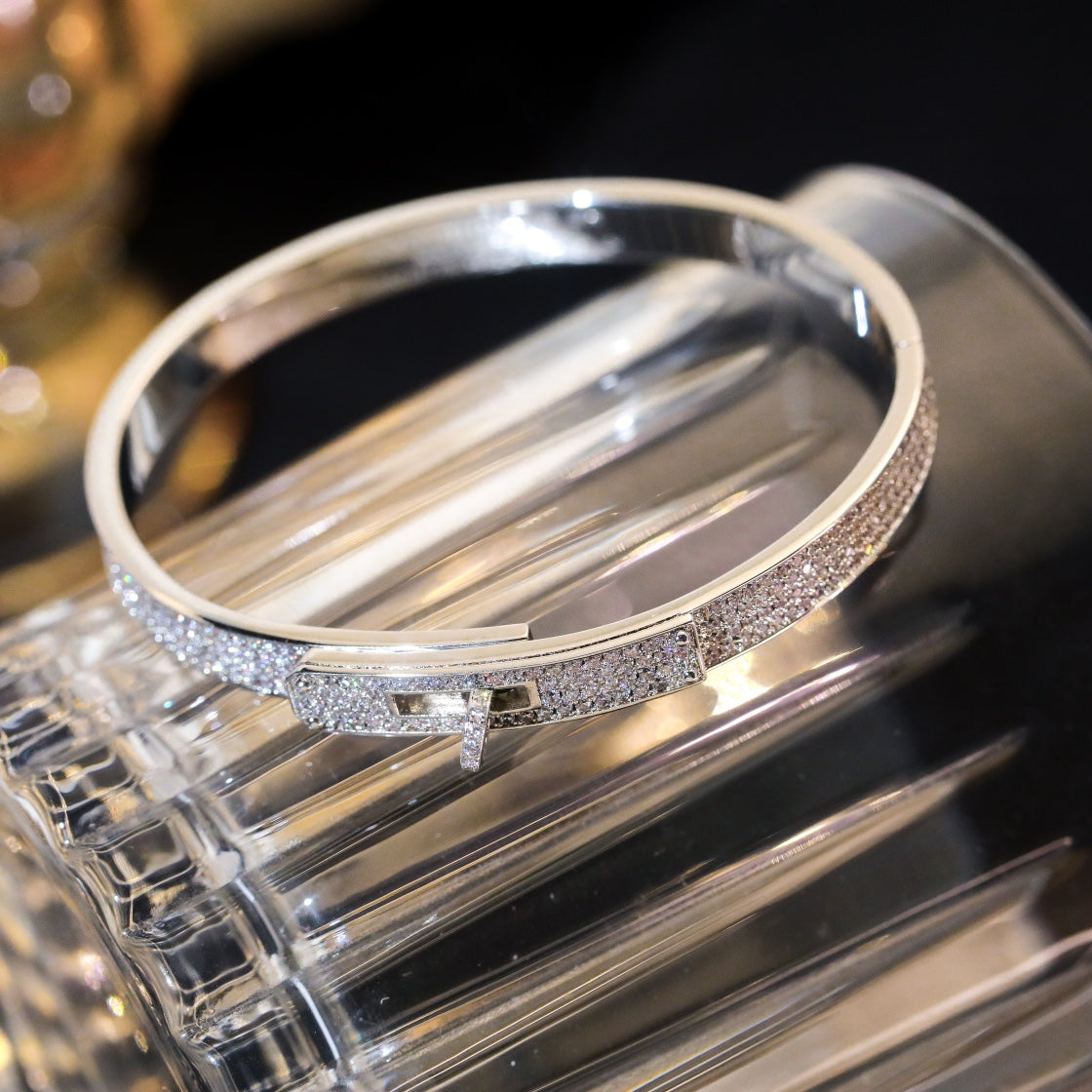 [Garvey ]KELLY BRACELET DIAMOND PAVED