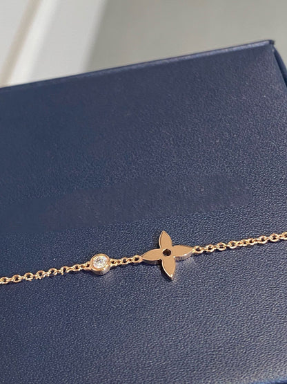 [Garvey ]STAR DIAMOND PINK GOLD BRACELET