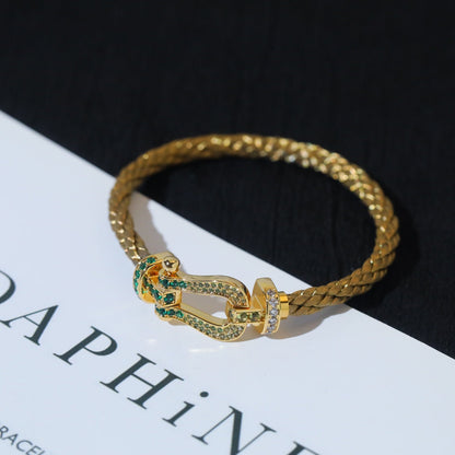 [Garvey ]FORCE 10 GOLD GREEN DIAMOND PAVED