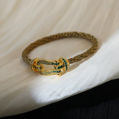 [Garvey ]FORCE 10 GOLD GREEN DIAMOND PAVED