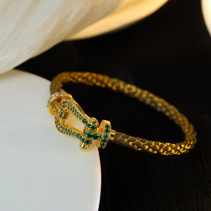 [Garvey ]FORCE 10 GOLD GREEN DIAMOND PAVED