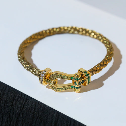 [Garvey ]FORCE 10 GOLD GREEN DIAMOND PAVED