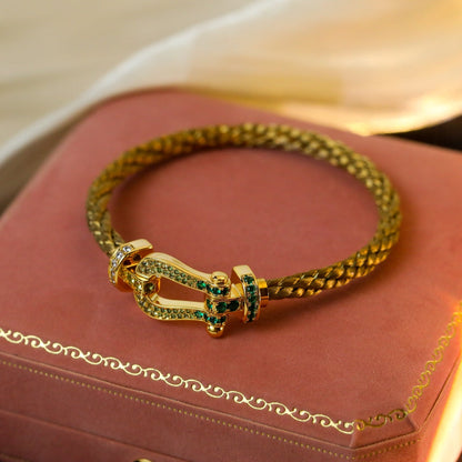 [Garvey ]FORCE 10 GOLD GREEN DIAMOND PAVED