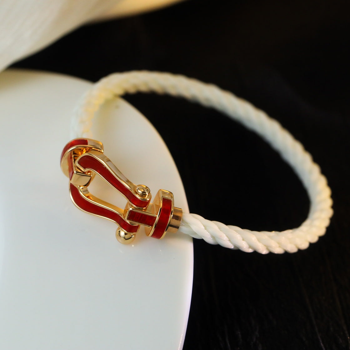 [Garvey ]FORCE 10 WHITE TEXTILE DIAMOND PAVED