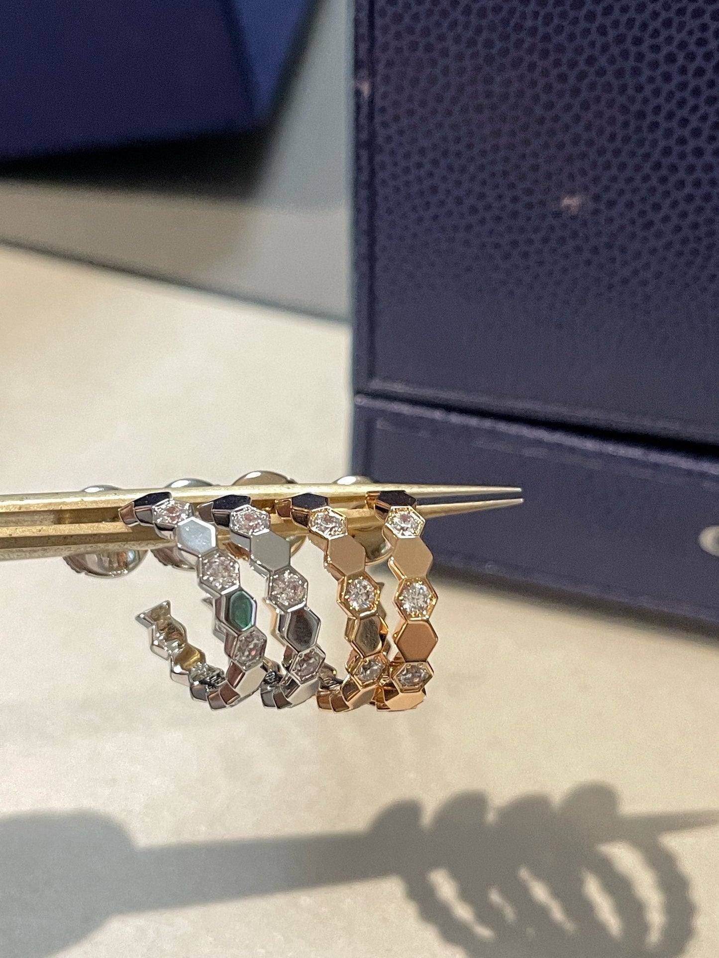 [Garvey]Hollow Design Four-Leaf Clover Flower Shape Ring