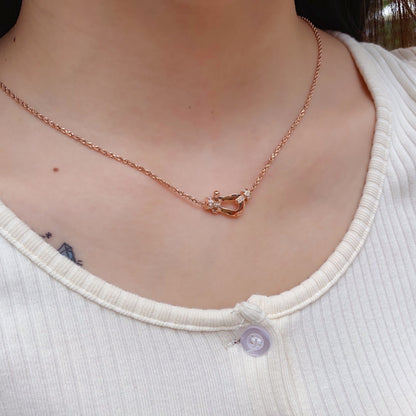 [Garvey ]FORCE 10 PINK GOLD DIAMOND NECKLACE