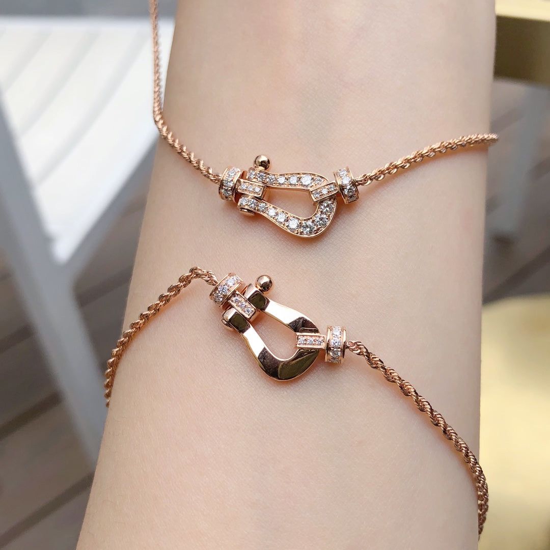 [Garvey ]FORCE 10 PINK GOLD DIAMOND NECKLACE