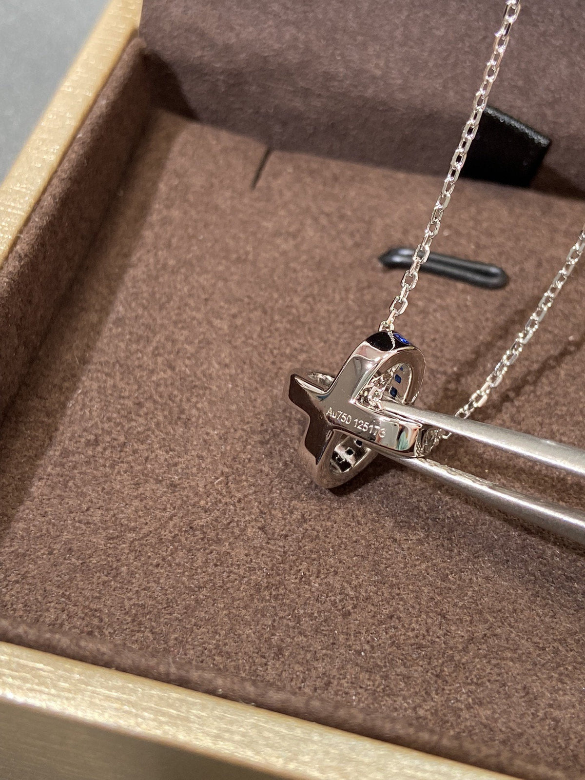 [Garvey ]LIENS DIAMOND SILVER NECKLACE