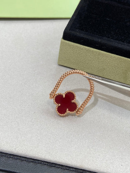 [Garvey ]CLOVER RIVERSIBLE ROSE GOLD RING