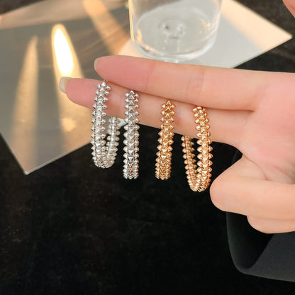 [Garvey ]CLASH HOOP EARRINGS