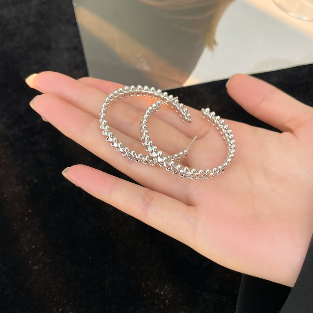 [Garvey ]CLASH HOOP EARRINGS