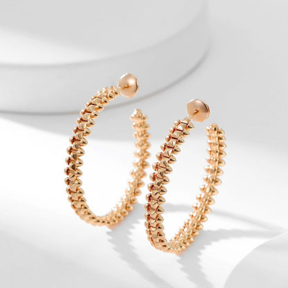 [Garvey ]CLASH HOOP EARRINGS