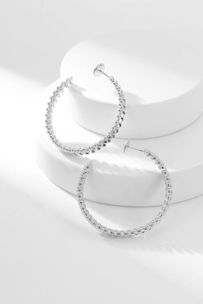 [Garvey ]CLASH HOOP EARRINGS