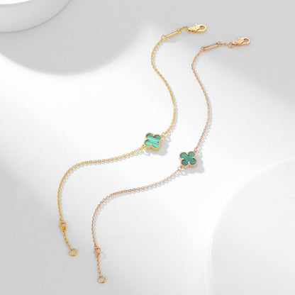 [Garvey ]CLOVER BRACELET MALACHITE 1 MOTIF
