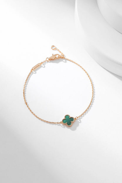 [Garvey ]CLOVER BRACELET MALACHITE 1 MOTIF