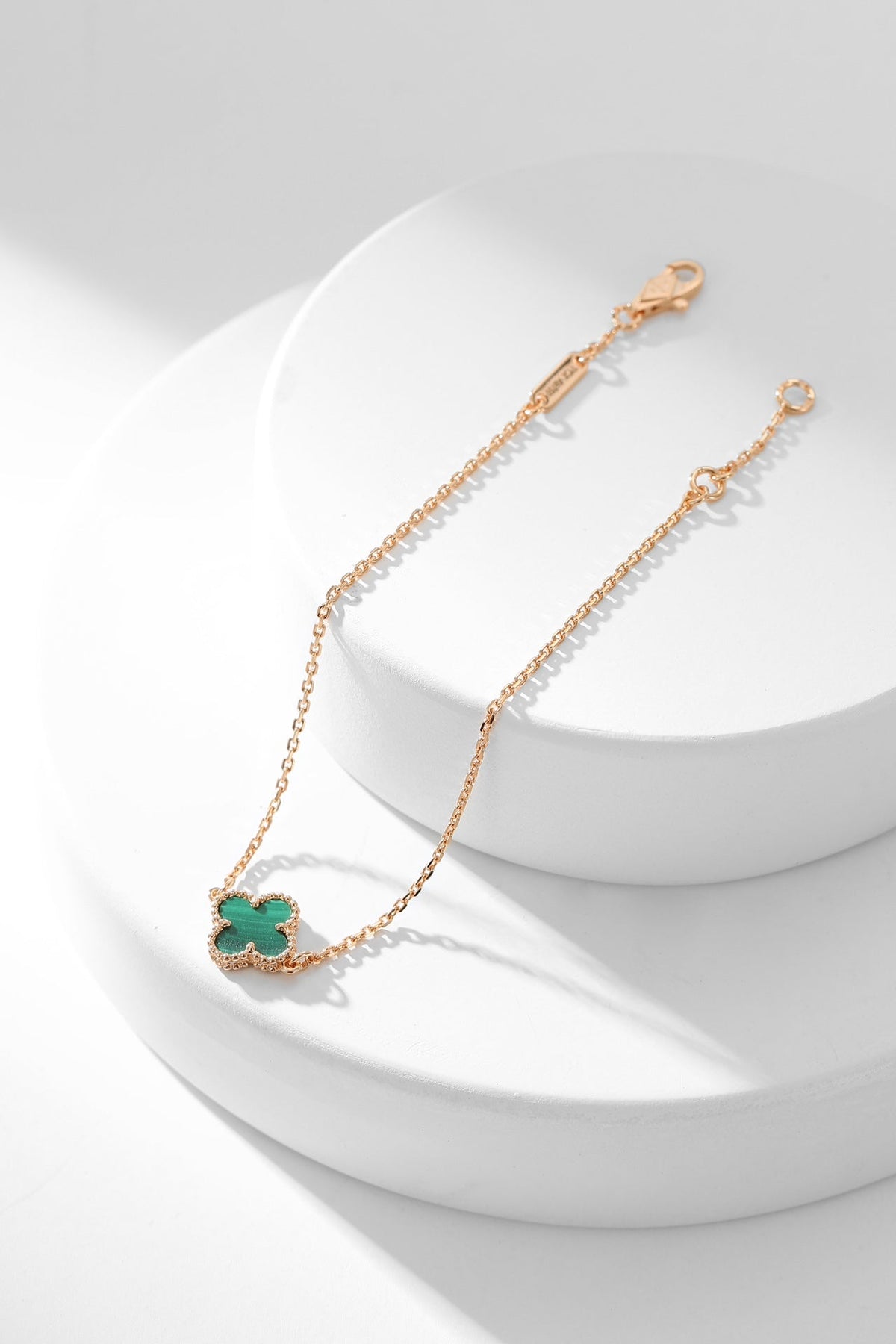 [Garvey ]CLOVER BRACELET MALACHITE 1 MOTIF