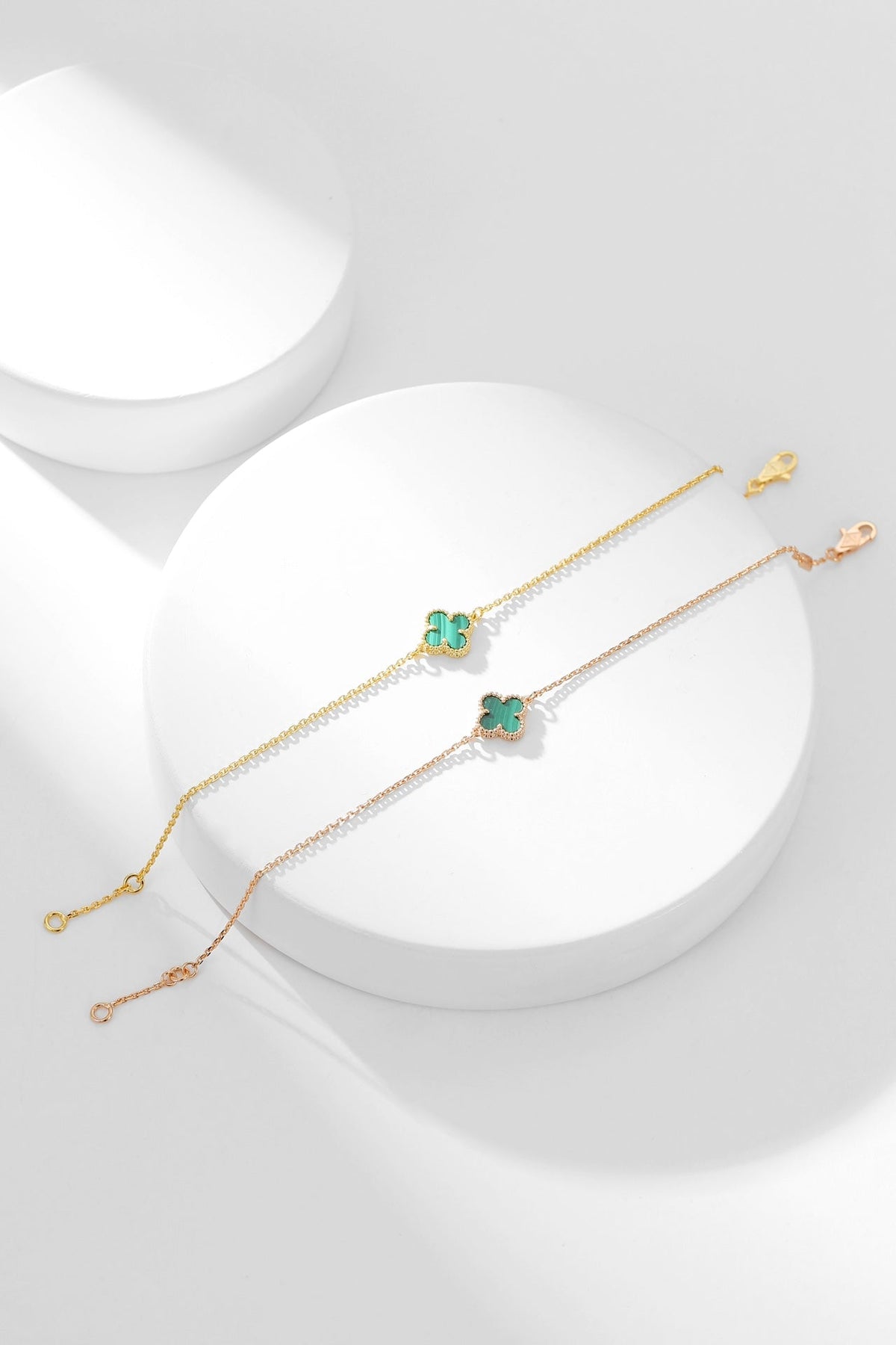 [Garvey ]CLOVER BRACELET MALACHITE 1 MOTIF