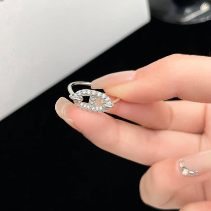 [Garvey ]RONDE SMALL SILVER DIAMOND RING