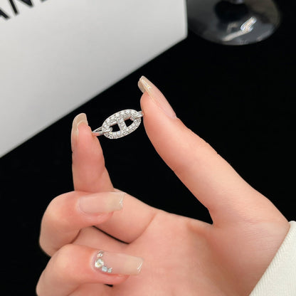 [Garvey ]RONDE SMALL SILVER DIAMOND RING