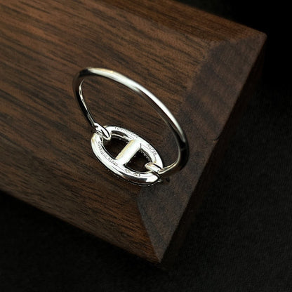 [Garvey ]RONDE SMALL SILVER DIAMOND RING