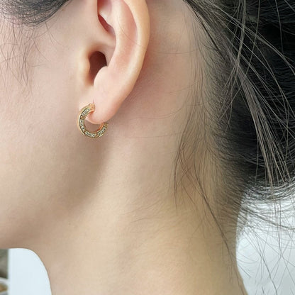 [Garvey ]LOVE DIAMOND EARRINGS