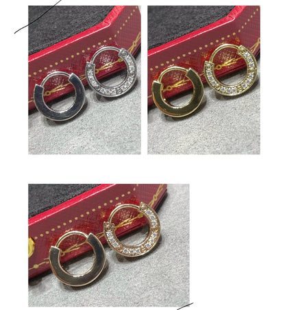 [Garvey ]LOVE DIAMOND EARRINGS
