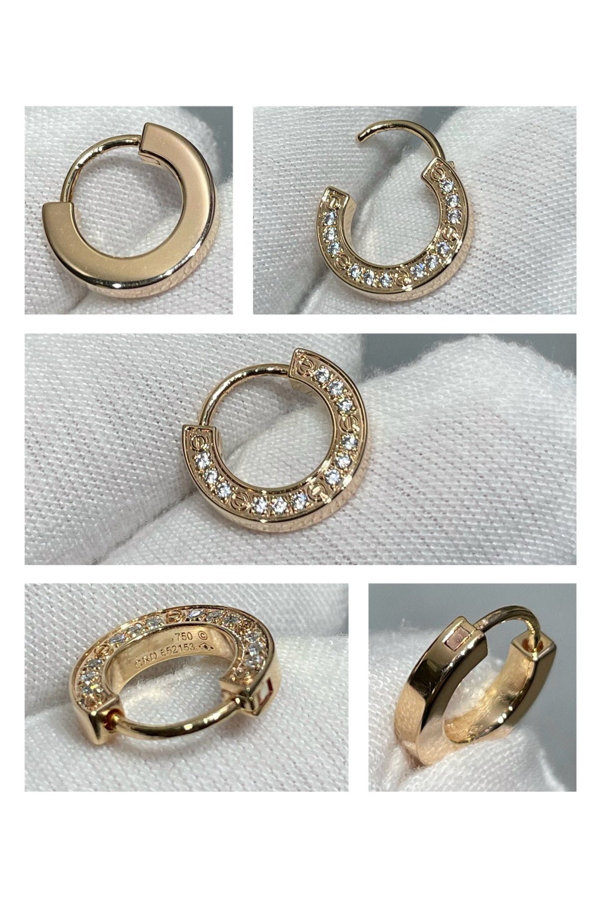 [Garvey ]LOVE DIAMOND EARRINGS