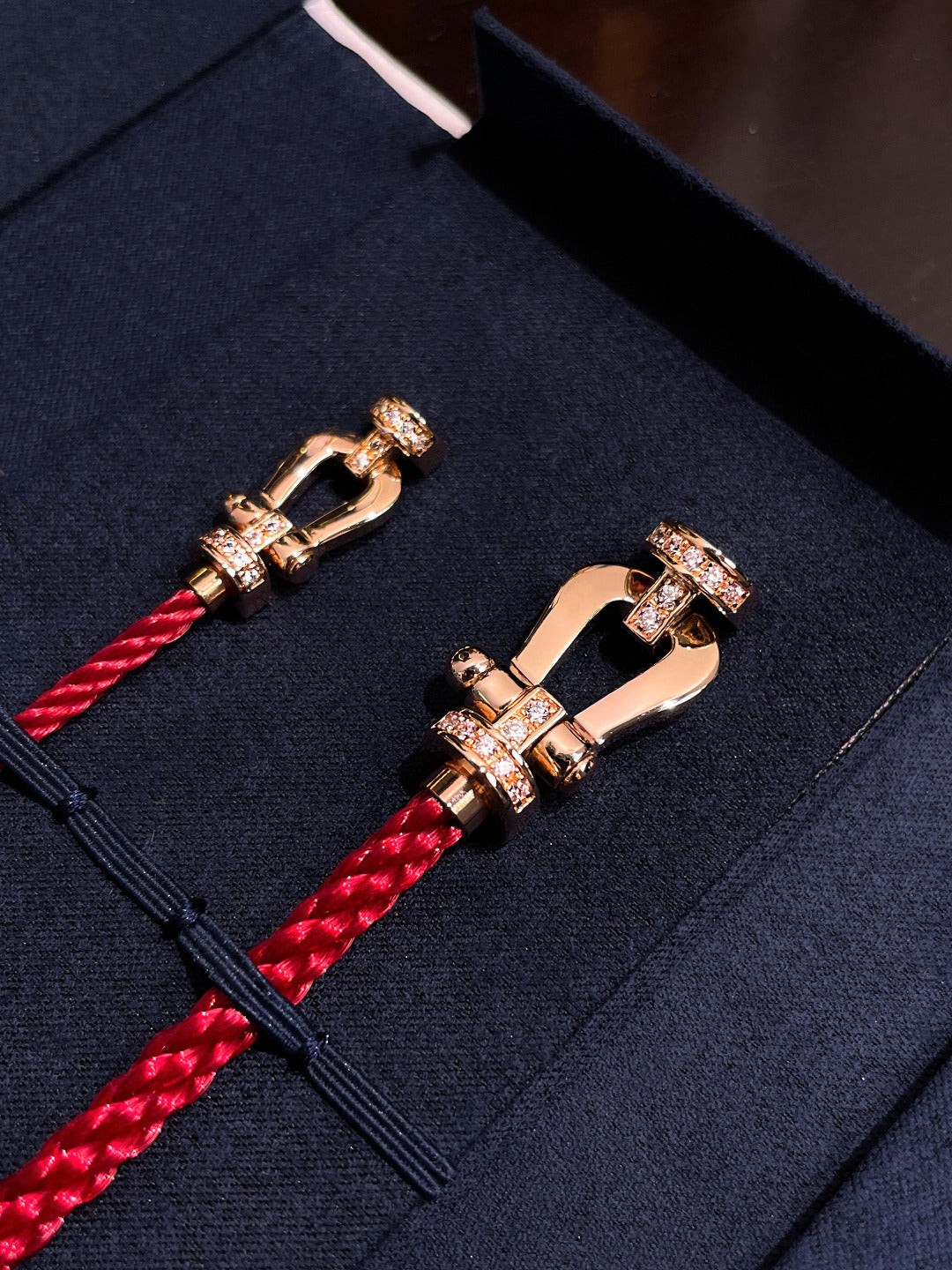 [Garvey ]FORCE 10 HALF DIAMOND PINK GOLD RED CORDERI LARGE AND MEDIUM MODEL