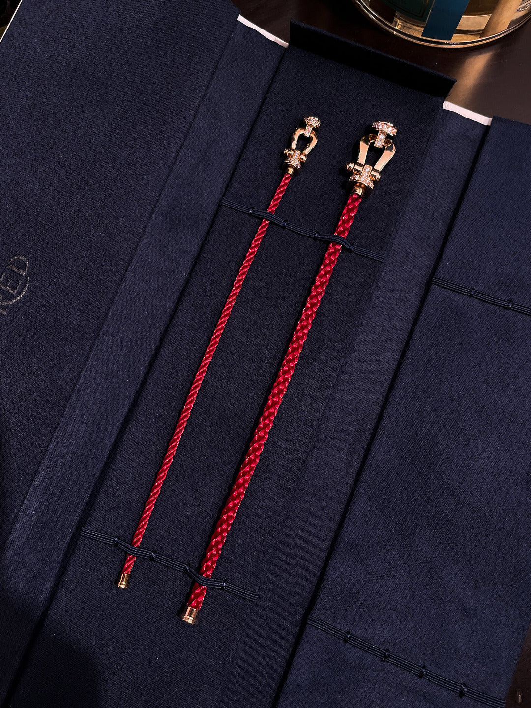 [Garvey ]FORCE 10 HALF DIAMOND PINK GOLD RED CORDERI LARGE AND MEDIUM MODEL