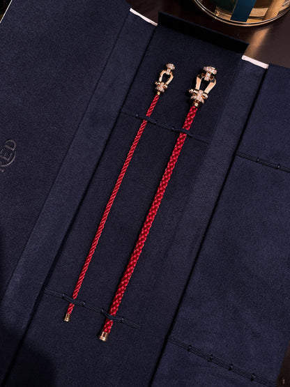 [Garvey ]FORCE 10 HALF DIAMOND PINK GOLD RED CORDERI LARGE AND MEDIUM MODEL