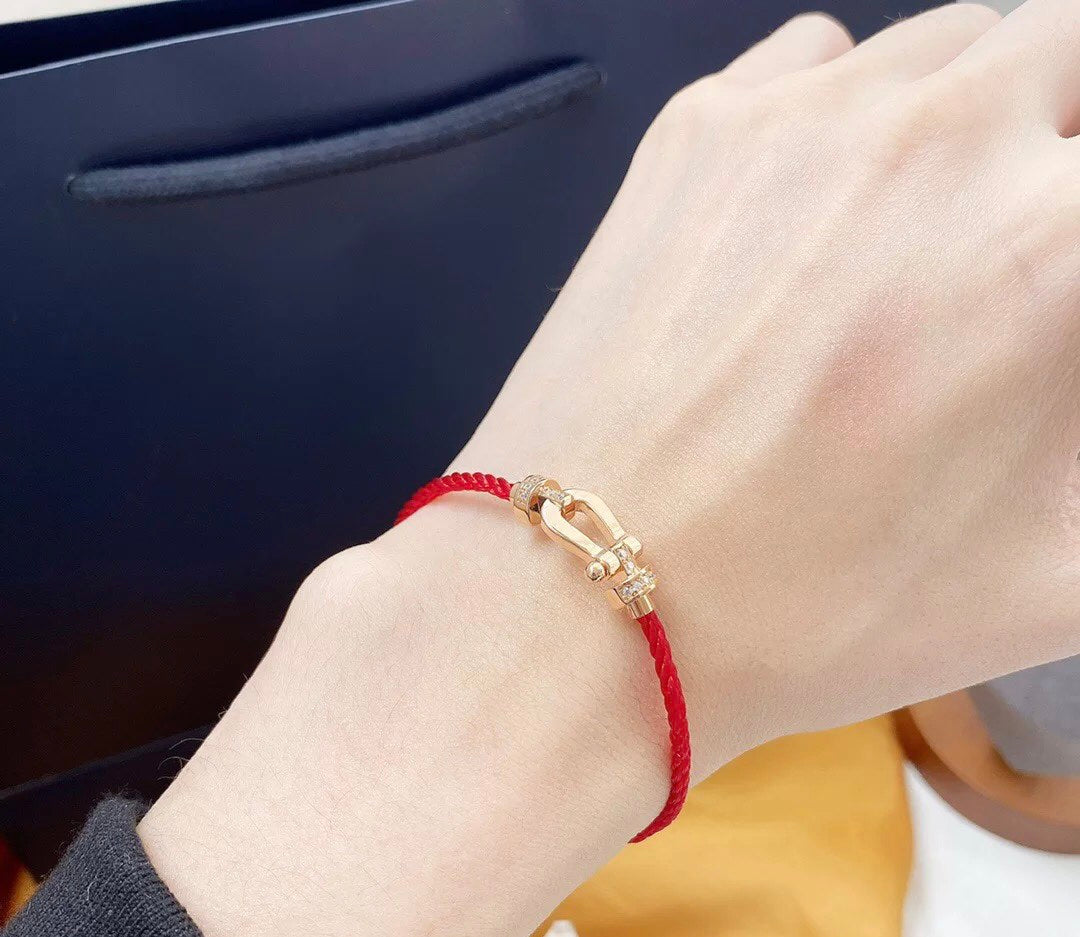 [Garvey ]FORCE 10 HALF DIAMOND PINK GOLD RED CORDERI LARGE AND MEDIUM MODEL