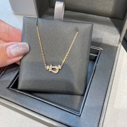 [Garvey ]FORCE 10 DIAMOND PINK GOLD NECKLACE MINI MODEL