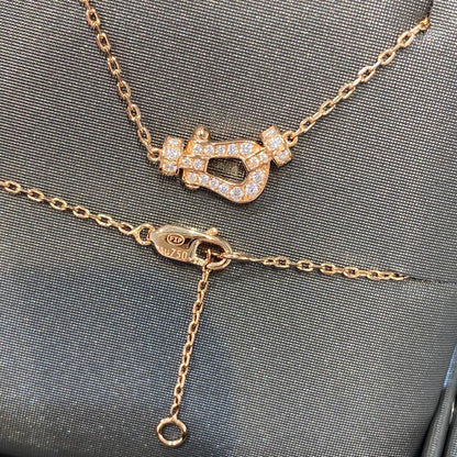 [Garvey ]FORCE 10 DIAMOND PINK GOLD NECKLACE MINI MODEL
